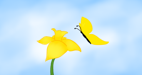 Daffodil-butterfly-copyright-2013-leah-jones